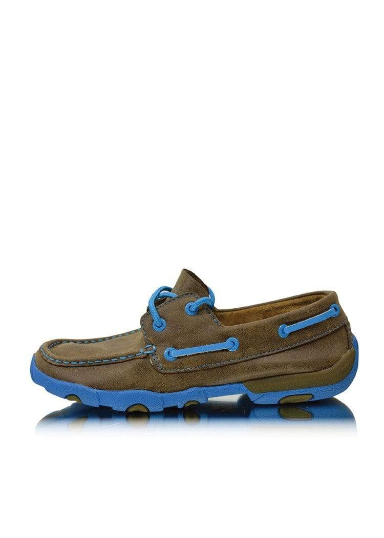 Cowkids Neon Blue Mocs - Gympie Saddleworld & Country Clothing