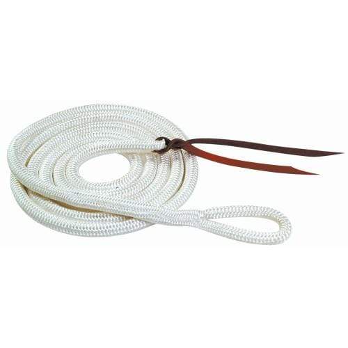 Gympie Saddleworld & Country Clothing Lead Ropes 10ft / White STC Horsemanship Training Lead No Snap (Loop end)