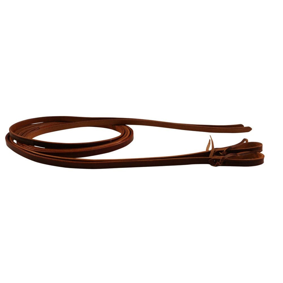 Gympie Saddleworld & Country Clothing Reins Oiled Pull-Up Roper Reins Tan (TEX4560)