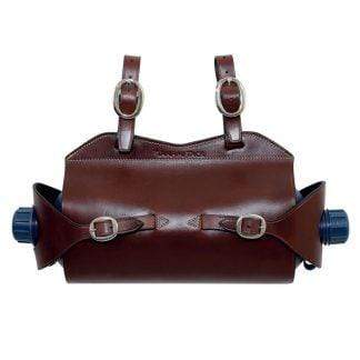 Gympie Saddleworld & Country Clothing Saddle Accessories Toowoomba Saddlery Tanami Leather Double Water Bottle Carrier