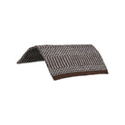 Gympie Saddleworld & Country Clothing Saddle Pads Western 32x64 / Chocolate/Black Saddle Blanket Weave (PRC5920)