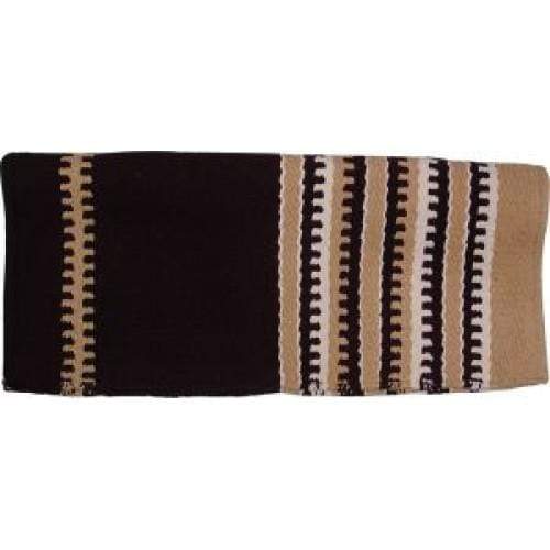 Western Saddle Blanket THS Sand, Brown & Cream - Gympie Saddleworld & Country Clothing
