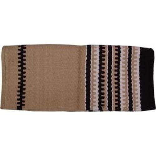 Western Saddle Blanket THS Sand, Brown & Cream - Gympie Saddleworld & Country Clothing