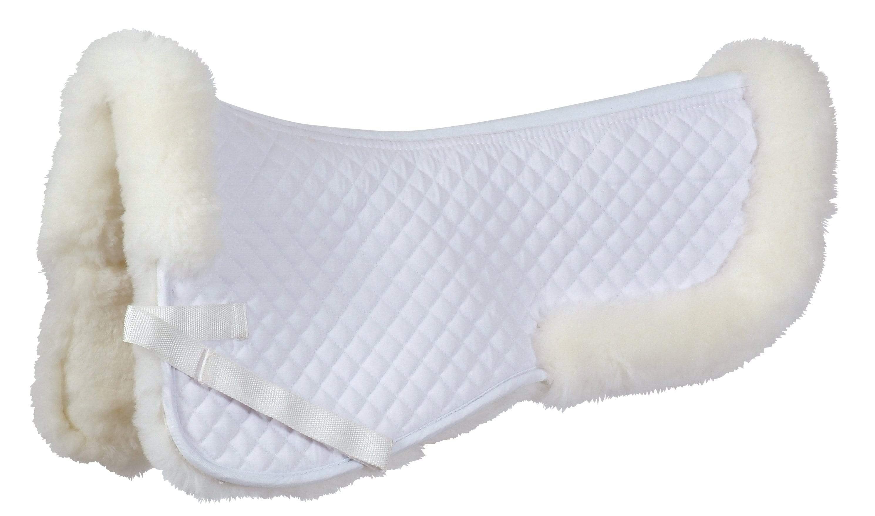 Gympie Saddleworld & Country Clothing Specialty Saddlepads Small / White Grainge Golden Fleece Half Pad