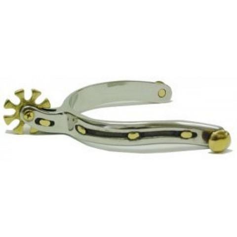 Gympie Saddleworld & Country Clothing Spurs Horseshoe Stainless Steel Spur