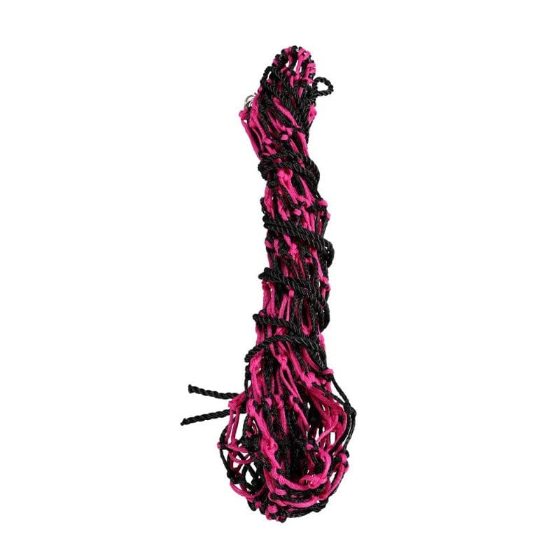 Gympie Saddleworld & Country Clothing Stable & Tack Room Accessories Large / Black/Pink Vivid Slow Feed Haynet
