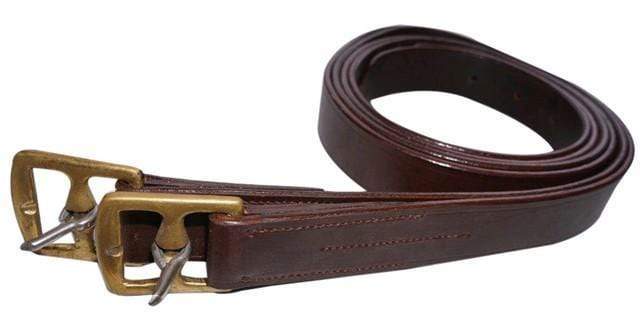 Gympie Saddleworld & Country Clothing Stirrup Leathers Brown Mcalister Stock Stirrup Leathers