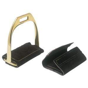 Gympie Saddleworld & Country Clothing Stirrups Split Leather Foot Pads for 4 Bar Stirrups