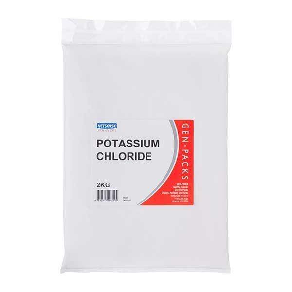 VETSENSE POTASSIUM CHLORIDE (GPPC374901) - Gympie Saddleworld & Country Clothing