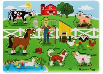 Gympie Saddleworld & Country Clothing Toys Old MacDonald Farm Puzzle with Sound (MND738)
