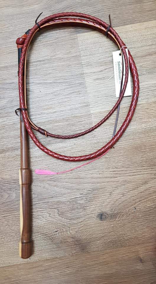 Hand Made Redhide Stockwhip - Gympie Saddleworld & Country Clothing