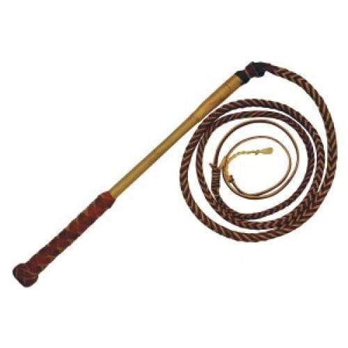 Gympie Saddleworld & Country Clothing Whips 5ft Stockmaster Stockwhip Redhide (WHP5700)