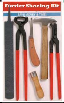 Gympie Saddleworld Farrier Products Farriers 6 Piece Shoeing Kit (4637)