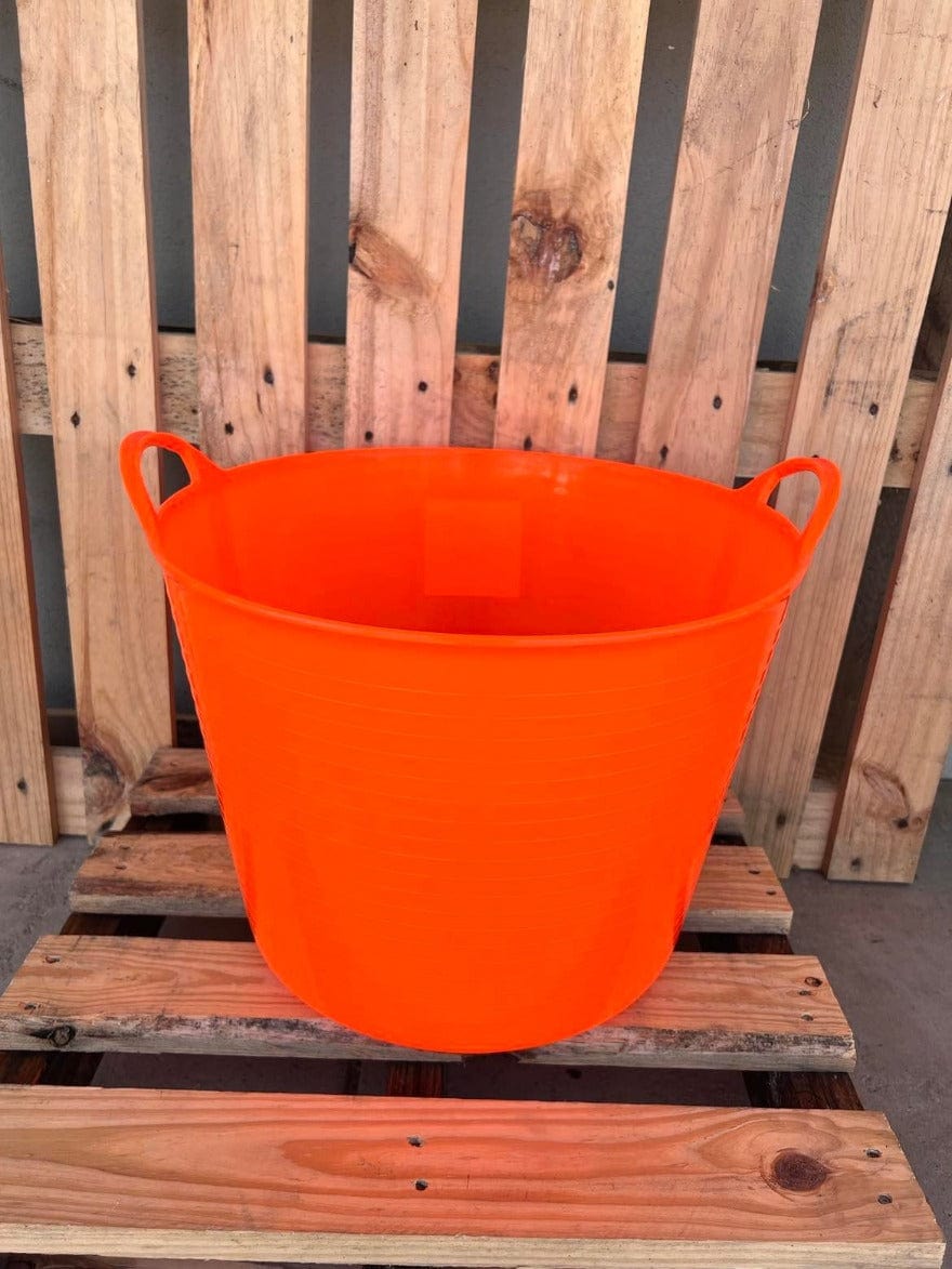 Gympie Saddleworld Feeders & Water Buckets 42L / Orange Tuffys Unbreakable Tub