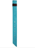 Gympie Saddleworld Girths Turquoise Latigo Ezy ride Offside Patterned