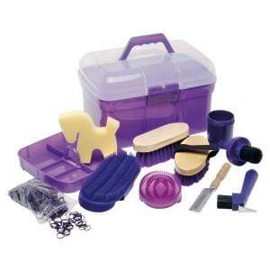 Gympie Saddleworld Grooming Purple STC Grooming Box Kit GRM9050