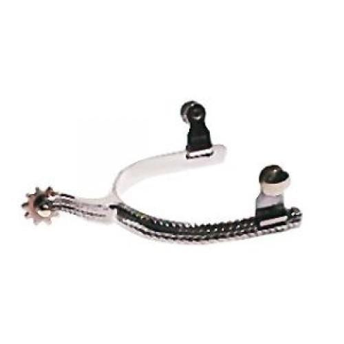 Show Roper Spur Stainless Steel THS 088082 - Gympie Saddleworld & Country Clothing