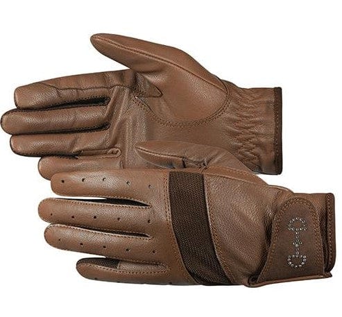Horze Gloves Horze Leather Mesh Gloves (31697)