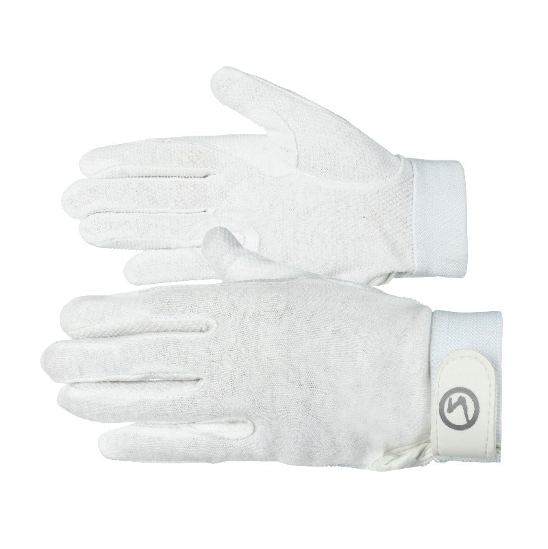Horze Gloves S / White Horze Basic Polygrip Gloves