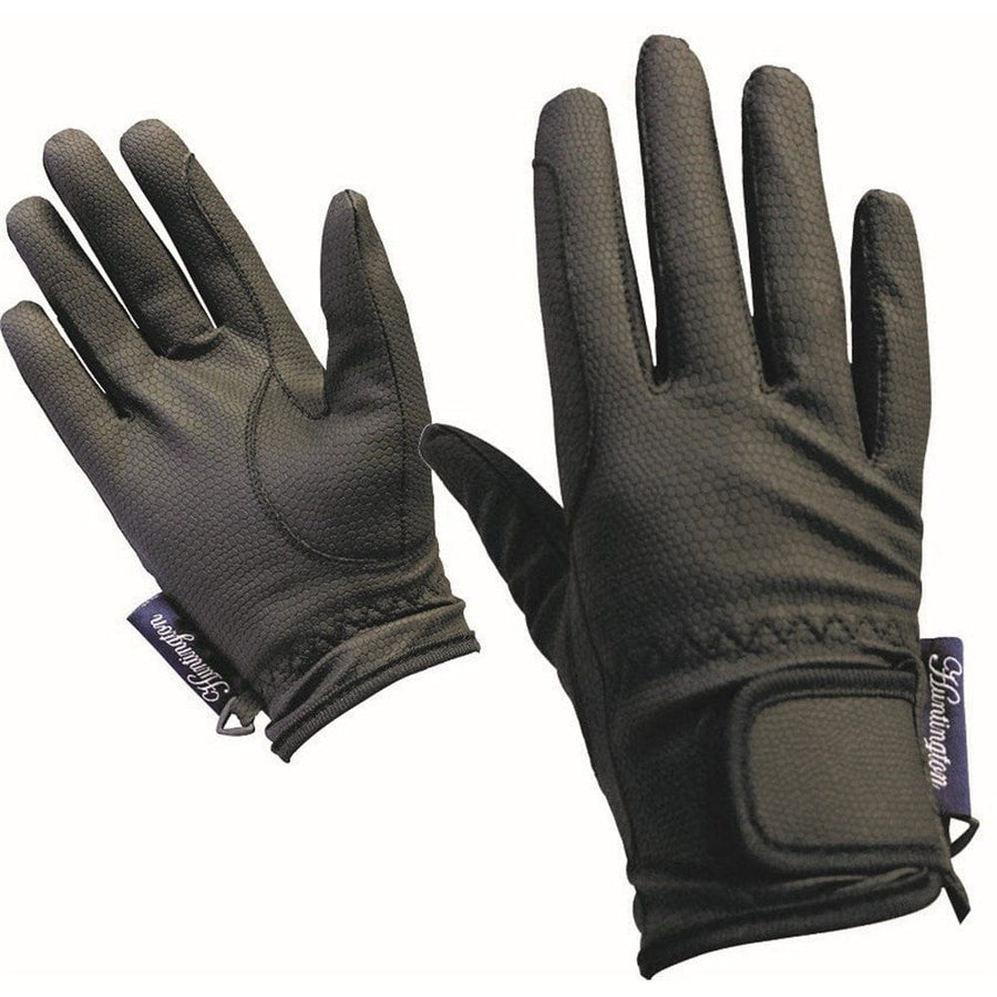 Huntington Gloves 6 / Black Huntington Synthetic Show Gloves (HUN1060)