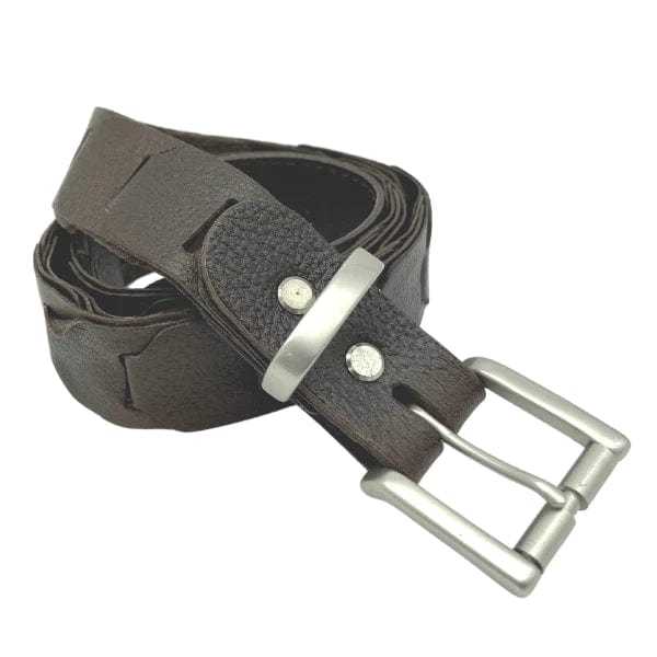Jacaru Mens Belts 30 Jacaru Kangaroo Leather Belt (Brown)