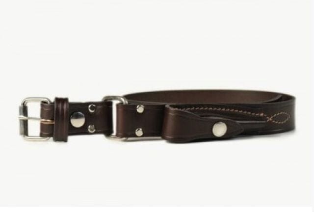 JCOE Mens Belts 28in / Brown JCOE Stockman Bent with 38mm Square Brown with PS Pouch (106j)