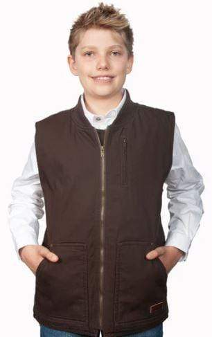 Just Country Kids Jumpers, Jackets & Vests M / Chocolate Just Country Kids Diamantina Vest