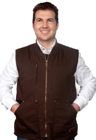 Just Country Mens Jumpers, Jackets & Vests S / Chocolate Just Country Mens Diamantina Vest