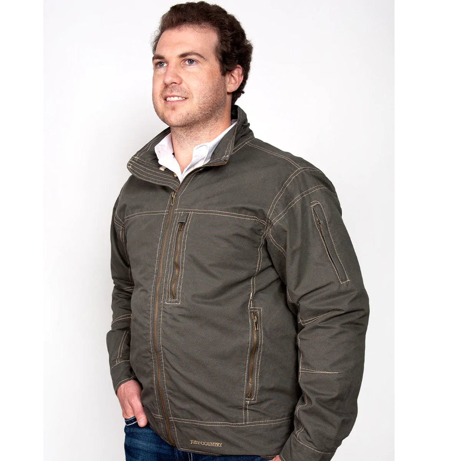 Just Country Mens Jumpers, Jackets & Vests S / Slate Just Country Mens Joshua Jacket Slate (MCOJ1915)