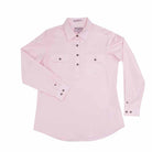 Just Country Womens Shirts 16 / Pink Just Country Workshirt Womens Jahna Half Button (50505)