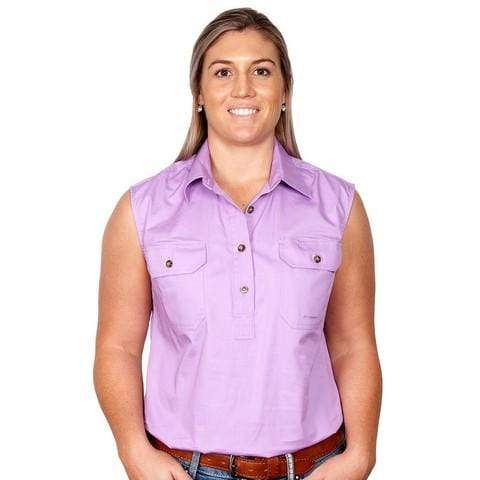 Just Country Womens Shirts Just Country Womens Kerry Sleeveless Shirt (50503)