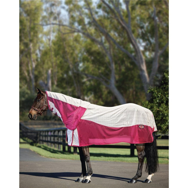 Kool Master Summer Horse Rugs 5ft3 KoolMaster Combo Air Max White/Pink (RUG3650)