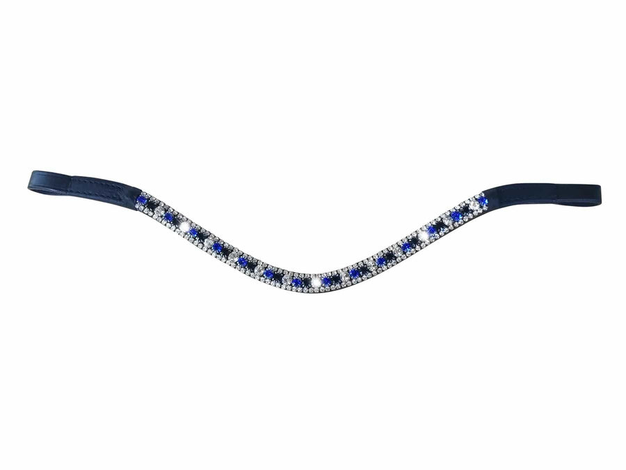 Lumiere Bridle Accessories Cob Lumiere Browband Blue Crystal (L4802)