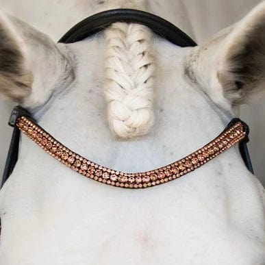 Lumiere Bridle Accessories Lumiere Browband Rose Gold (L3280)