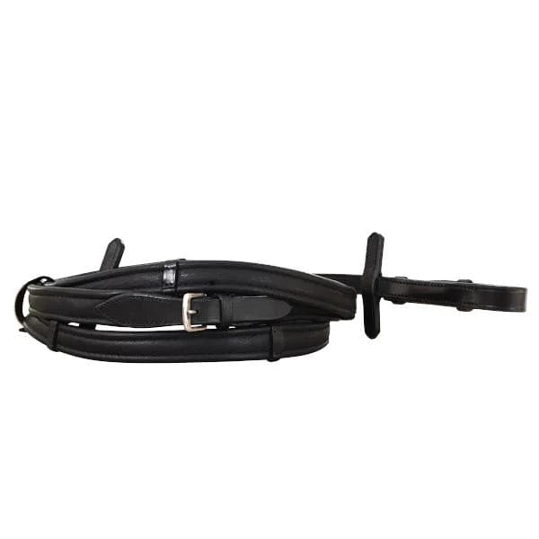 Lumiere Reins Warmblood / Black Lumiere Padded Leather Reins (L7007)