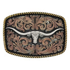 Montana Silver Buckle Texas Longhorn - Gympie Saddleworld & Country Clothing