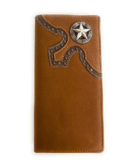 Montana West Handbags & Wallets Montana West Mens Lone Star Collection Wallet Brown MWL-W037BR