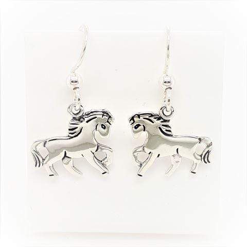 MCJ Small Horse Drop Earrings - Gympie Saddleworld & Country Clothing