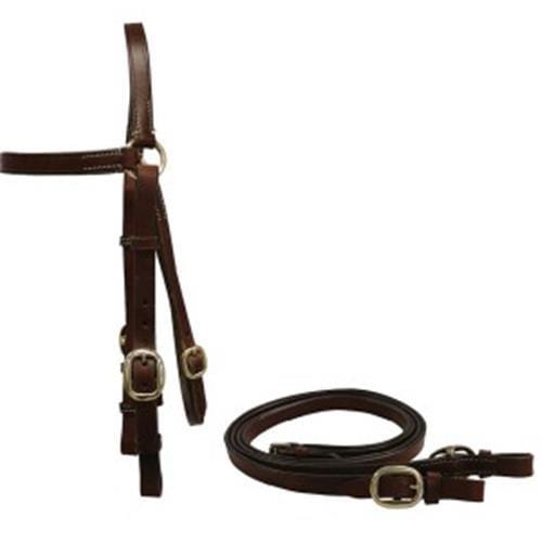 Ord River Bridles Cob Ord River Oiled Pull Up 34in Barcoo Bridle (SRP2315)