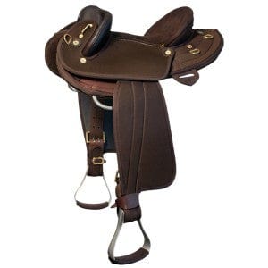 Ord River Saddles 13in / Brown Ord River Synthetic Junior Half Breed Saddle (SAD0495)