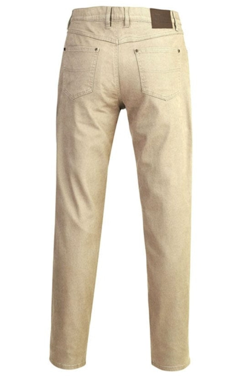 Pilbara Mens Jeans 32R / Wheat Pilbara Jeans Men Cotton Stretch (RMPC014)