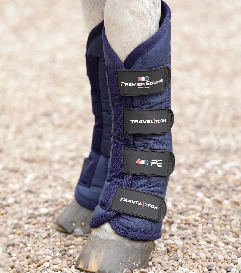 Premier Equine Horse Boots & Bandages Cob / Navy Premier Equine Travel-Tech Boots (1045TR)