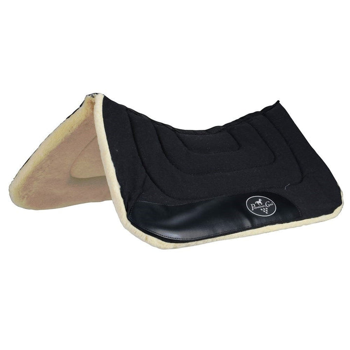 Professionals Choice Saddle Pads Western 31inx32in / Black Pro Choice PRC5975 Contoured Work Saddle Pad 31in x32in
