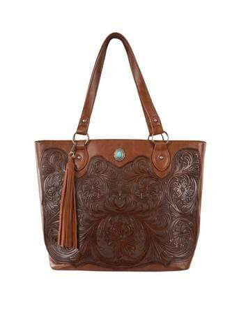 Pure Western Handbags & Wallets Pure Western Camelia Bag Tan (P1S2903HBG)