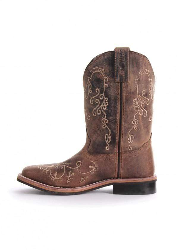 Pure Western Kids Grace Boots PCP78049C - Gympie Saddleworld & Country Clothing