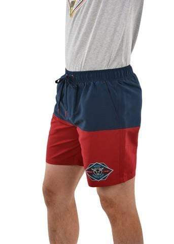 Pure Western Mens Shorts Pure Western Mens Wright Shorts Navy/Red (P1S1302469)