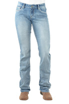 Pure Western Womens Jeans Pure Western Jeans Womens Criss Cross Relaxed (PCP2210729)