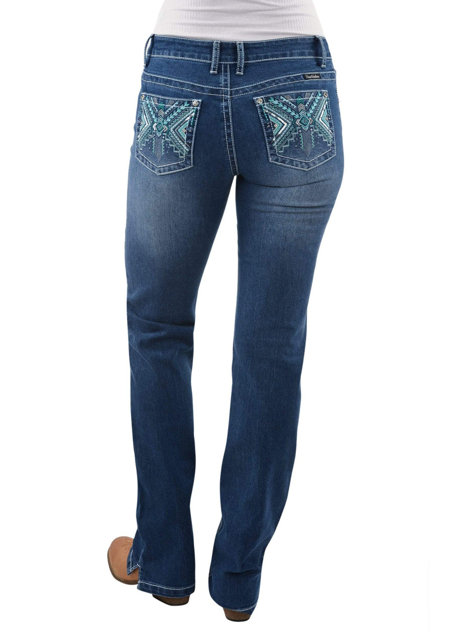 Pure Western Womens Jeans Pure Western Womens Camila Straight Jeans (PCP2212503)