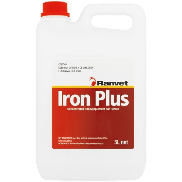 Ranvet Vet & Feed 20L Ranvet Iron Plus with Folic Acid (10407-10406GROUP)