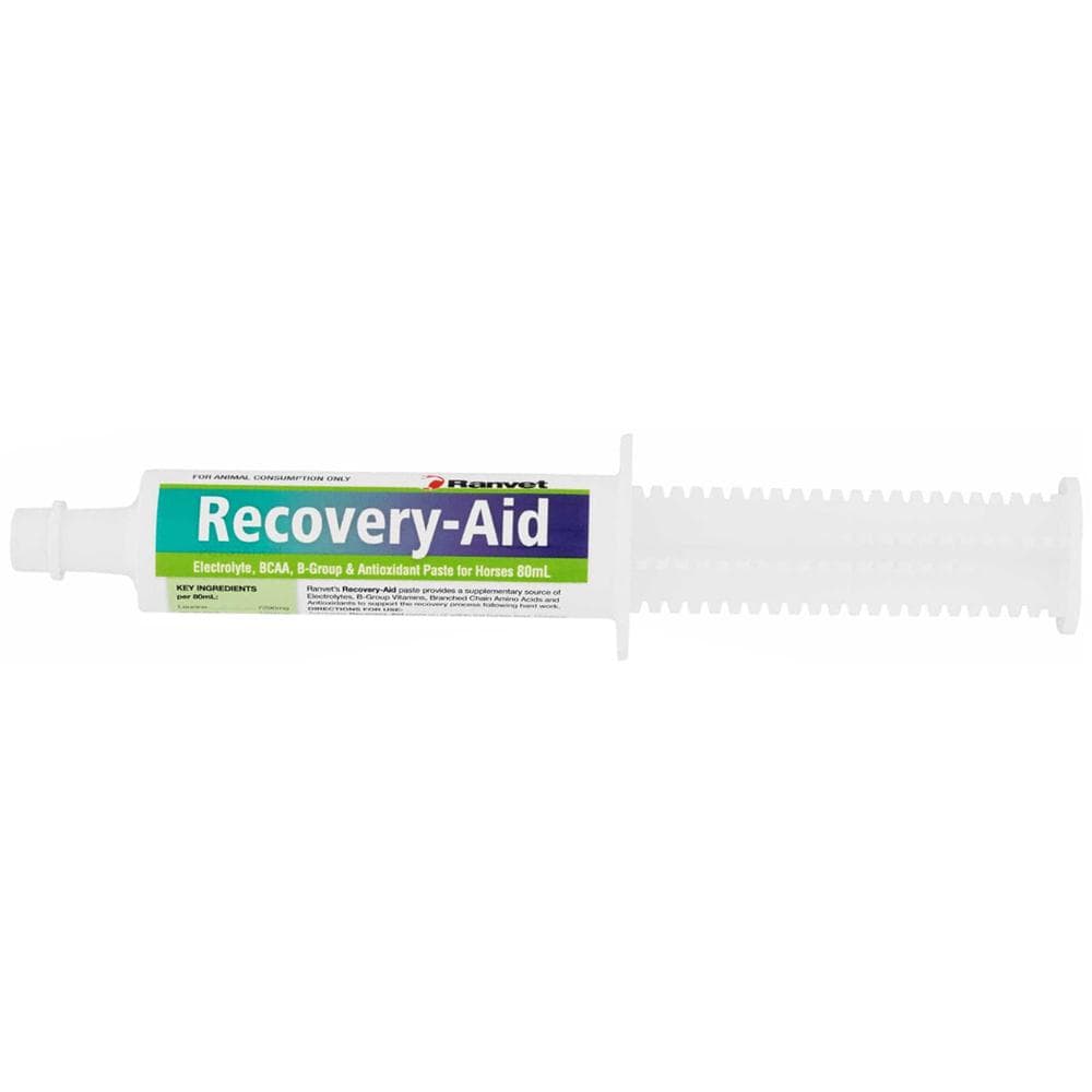 Ranvet Vet & Feed 80ml Electrolyte Paste Ranvet 18203 Recovery-Aid 80ml